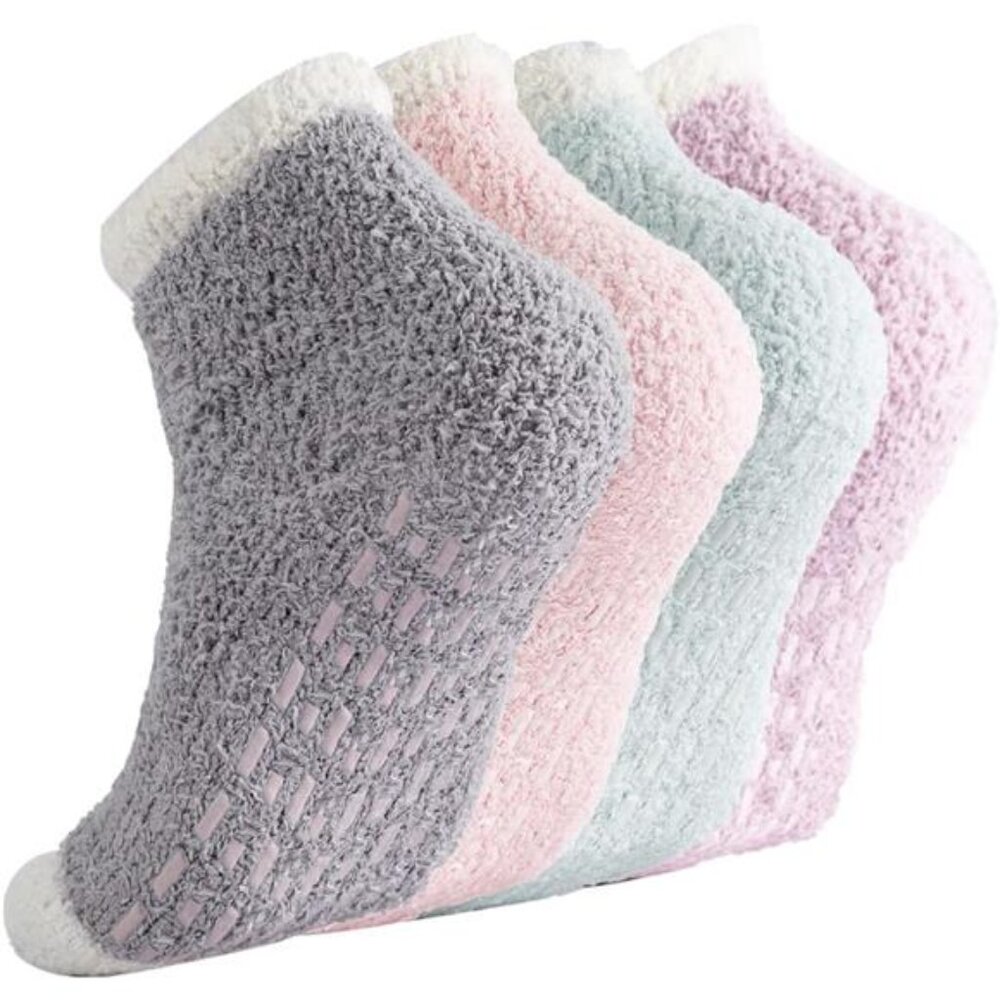 Non Slip Hospital Socks with Grips for Women Grip Slipper Socks for Women Gifts